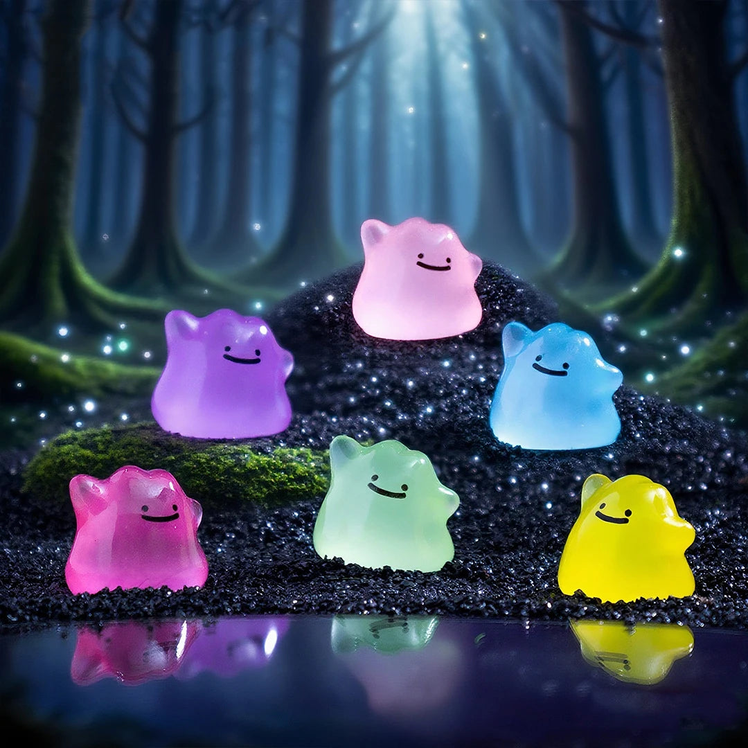 Pokémon Ditto Glow-in-the-Dark Mini Figure Set (6pcs)
