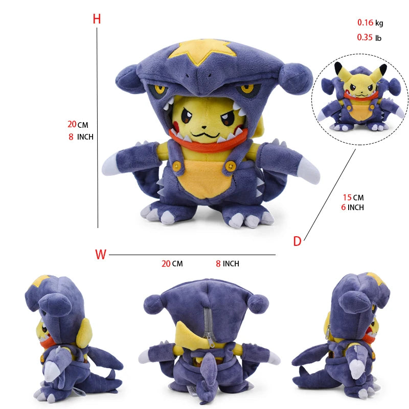 Pikachu Poncho Plush Toys