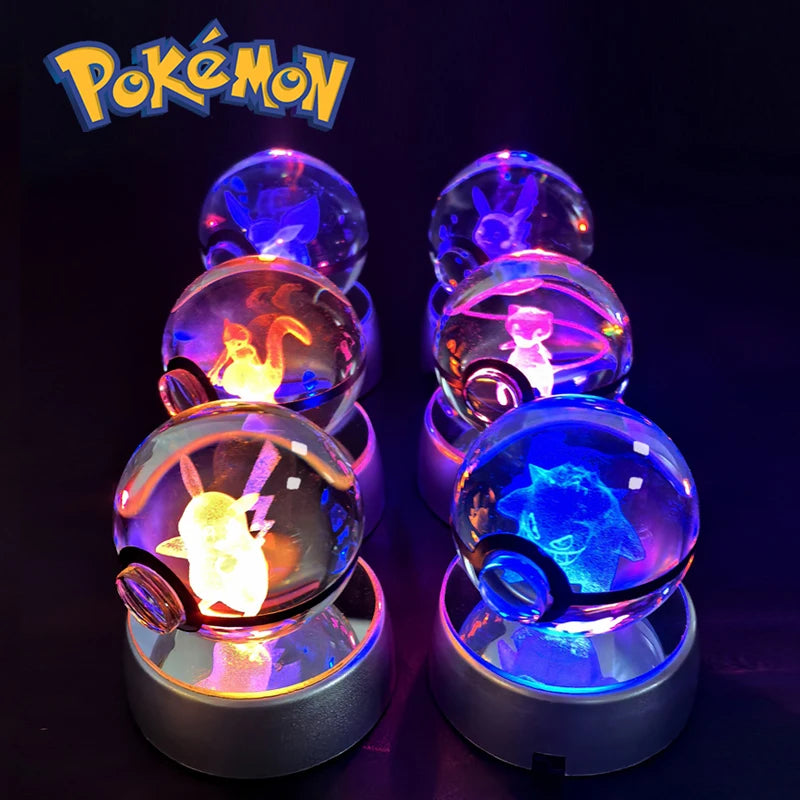 Pokemon Pokeball Night Light Lamp