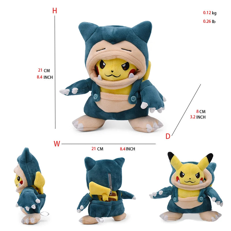 Pikachu Poncho Plush Toys
