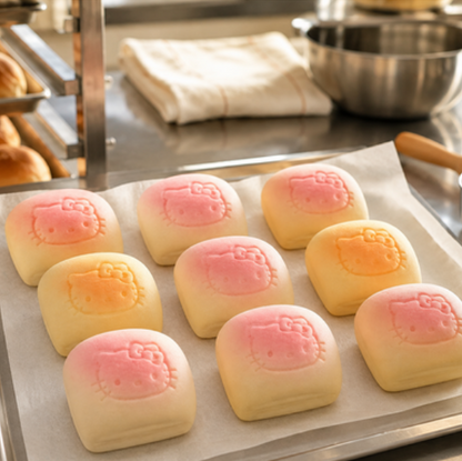 Hello Kitty Milk BunSquishy