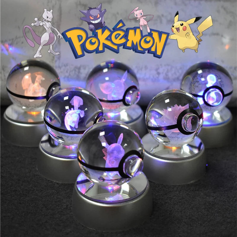 Pokemon Pokeball Night Light Lamp