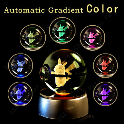Pokemon Pokeball Night Light Lamp
