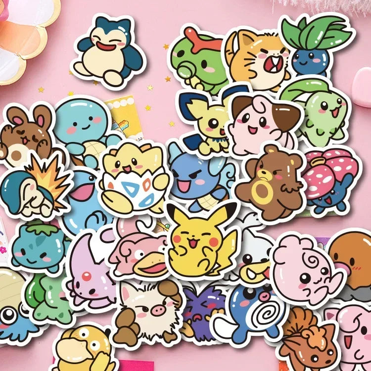 50 Pokemon Stickers