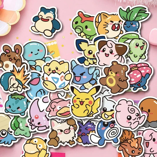 50 Pokemon Stickers