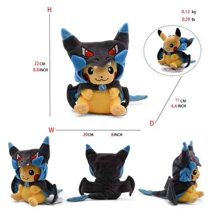 Pikachu Poncho Plush Toys
