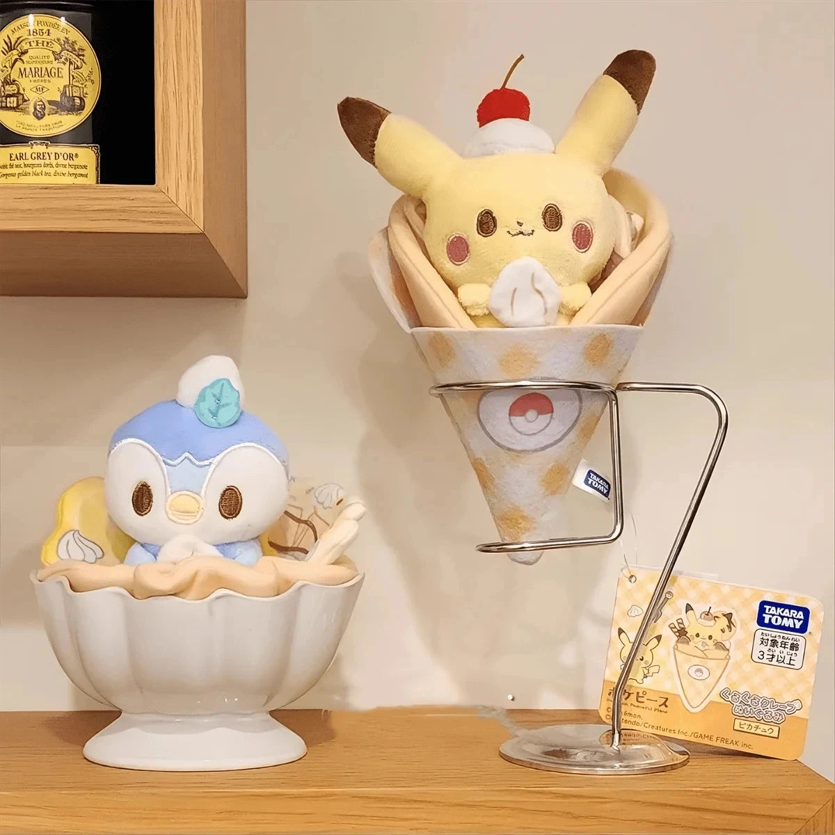 Pikachu Piplup Crepe Plush Dolls
