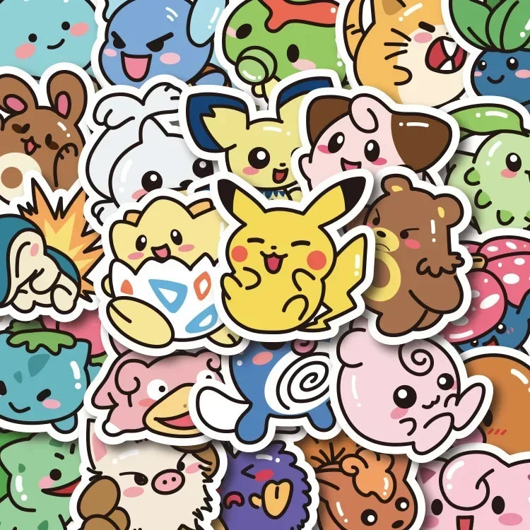 50 Pokemon Stickers